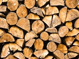 Logs are our main source of heating at Balachladaich B&B